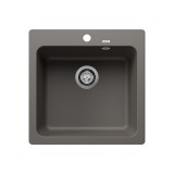 Νεροχύτης Γρανίτη 51.5x51cm BLANCO SILGRANIT σειρά NAYA 5 Volcano Grey 527310