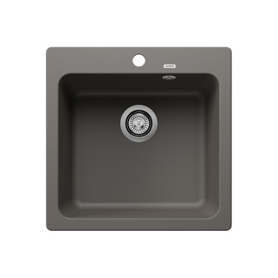 Νεροχύτης Γρανίτη 51.5x51cm BLANCO SILGRANIT σειρά NAYA 5 Volcano Grey 527310