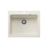 Νεροχύτης Γρανίτη 61.5x51cm BLANCO SILGRANIT σειρά NAYA 6 Soft White 527128