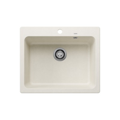 Νεροχύτης Γρανίτη 61.5x51cm BLANCO SILGRANIT σειρά NAYA 6 Soft White 527128