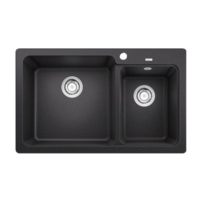 Νεροχύτης Γρανίτη 81.5x50cm BLANCO SILGRANIT σειρά NAYA 8 Anthracite 519646