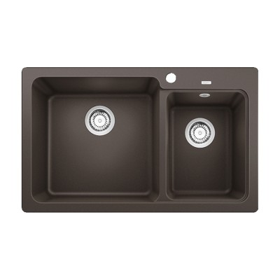 Νεροχύτης Γρανίτη 81.5x50cm BLANCO SILGRANIT σειρά NAYA 8 Coffee 519653