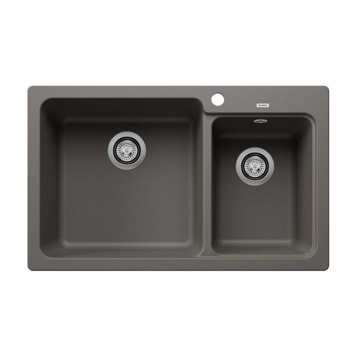 Νεροχύτης Γρανίτη 81.5x50cm BLANCO SILGRANIT σειρά NAYA 8 Volcano Grey 527313