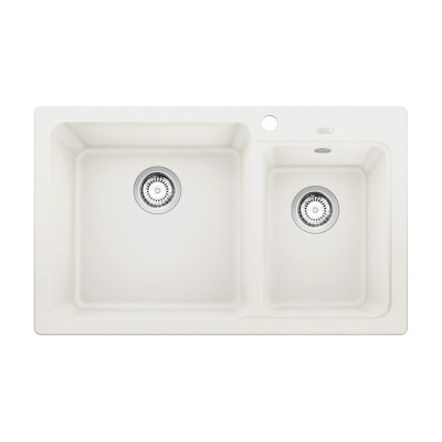 Νεροχύτης Γρανίτη 81.5x50cm BLANCO SILGRANIT σειρά NAYA 8 White 519649