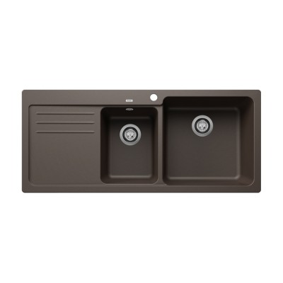 Νεροχύτης Γρανίτη ποδιά Αριστερά 116x50cm BLANCO SILGRANIT σειρά NAYA 8 S Coffee 525786