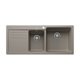 Νεροχύτης Γρανίτη ποδιά Αριστερά 116x50cm BLANCO SILGRANIT σειρά NAYA 8 S Tartufo 525785