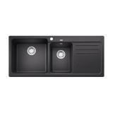Νεροχύτης Γρανίτη ποδιά Δεξιά 116x50cm BLANCO SILGRANIT σειρά NAYA 8 S Anthracite 519654