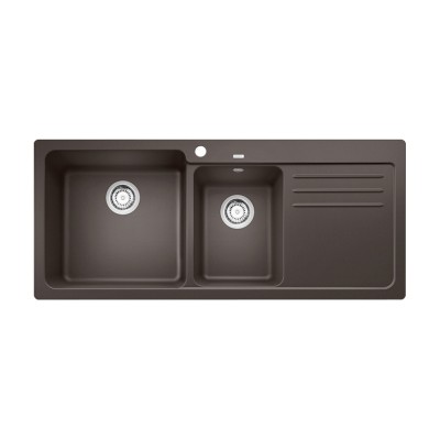 Νεροχύτης Γρανίτη ποδιά Δεξιά 116x50cm BLANCO SILGRANIT σειρά NAYA 8 S Coffee 519661