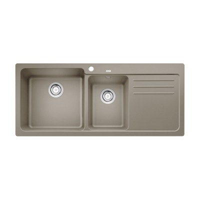 Νεροχύτης Γρανίτη ποδιά Δεξιά 116x50cm BLANCO SILGRANIT σειρά NAYA 8 S Tartufo 519660