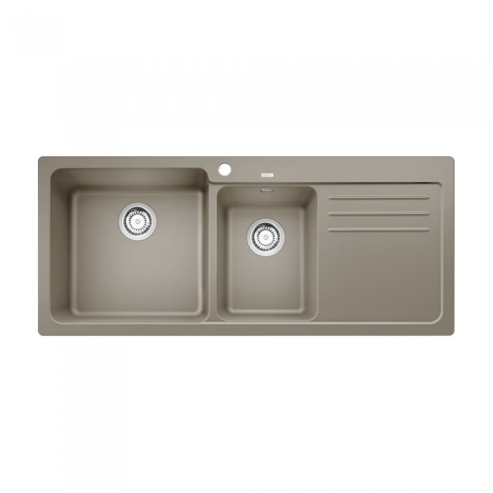 Νεροχύτης Γρανίτη ποδιά Δεξιά 116x50cm BLANCO SILGRANIT σειρά NAYA 8 S Tartufo 519660