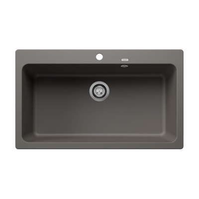 Νεροχύτης Γρανίτη 86x51cm BLANCO SILGRANIT σειρά NAYA XL 9 Volcano Grey 527316