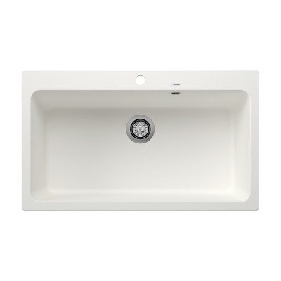 Νεροχύτης Γρανίτη 86x51cm BLANCO SILGRANIT σειρά NAYA XL 9 White 521816