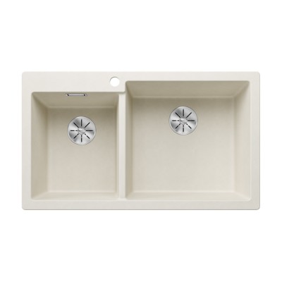 Νεροχύτης Γρανίτη 86x50cm BLANCO SILGRANIT σειρά PLEON 9 Soft White 527142