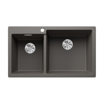 Νεροχύτης Γρανίτη 86x50cm BLANCO SILGRANIT σειρά PLEON 9 Volcano Grey 527325