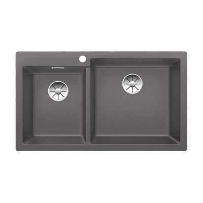 Νεροχύτης Γρανίτη 86x50cm BLANCO SILGRANIT σειρά PLEON 9 Rock Grey 523058