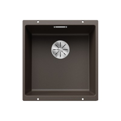 Γρανιτένιος νεροχύτης υποκαθήμενος 43x46cm BLANCO SILGRANIT σειρά SUBLINE 400-U Coffee 523431