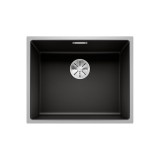 Νεροχύτης Γρανίτη 54.3x44.3cm BLANCO SILGRANIT σειρά SUBLINE 500-IF SteelFrame Black 525997