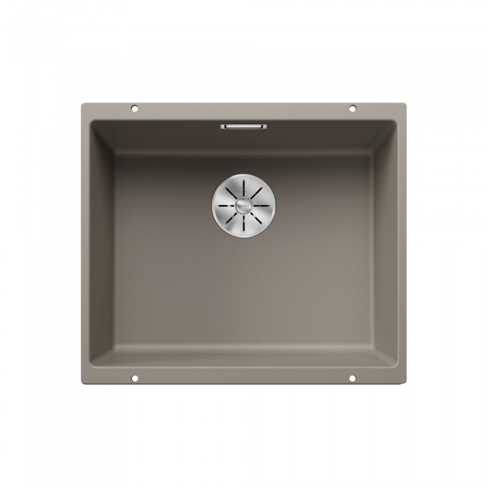 Γρανιτένιος νεροχύτης υποκαθήμενος 53x46cm BLANCO SILGRANIT σειρά SUBLINE 500-U Tartufo 523439