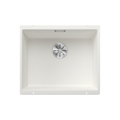 Γρανιτένιος νεροχύτης υποκαθήμενος 53x46cm BLANCO SILGRANIT σειρά SUBLINE 500-U White 523436