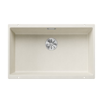 Γρανιτένιος νεροχύτης υποκαθήμενος 73x46cm BLANCO SILGRANIT σειρά SUBLINE 700-U Soft White 527173