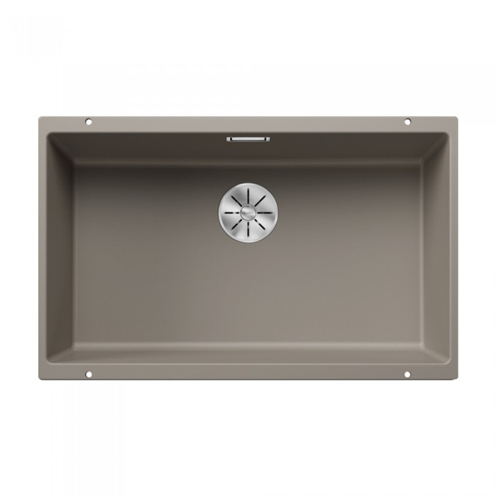 Γρανιτένιος νεροχύτης υποκαθήμενος 73x46cm BLANCO SILGRANIT σειρά SUBLINE 700-U Tartufo 523449