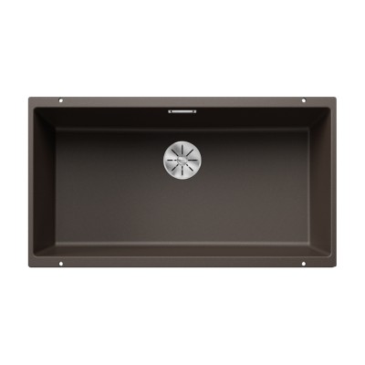 Γρανιτένιος νεροχύτης υποκαθήμενος 83x46cm BLANCO SILGRANIT σειρά SUBLINE 800 U Coffee 523150