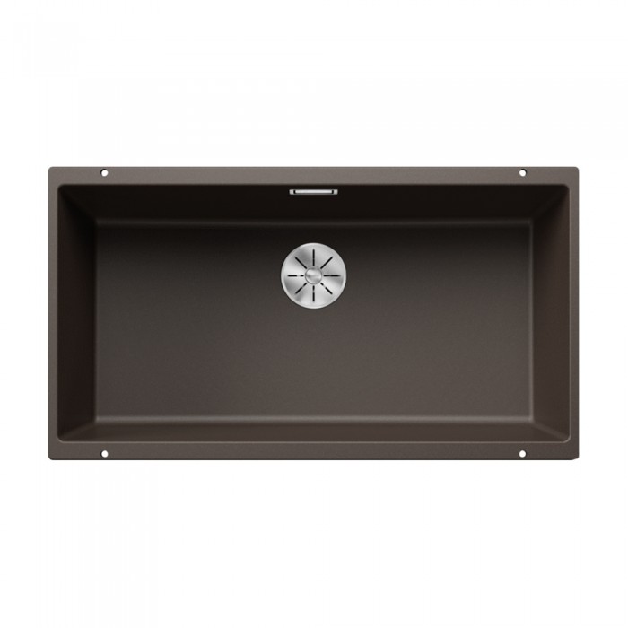 Γρανιτένιος νεροχύτης υποκαθήμενος 83x46cm BLANCO SILGRANIT σειρά SUBLINE 800 U Coffee 523150