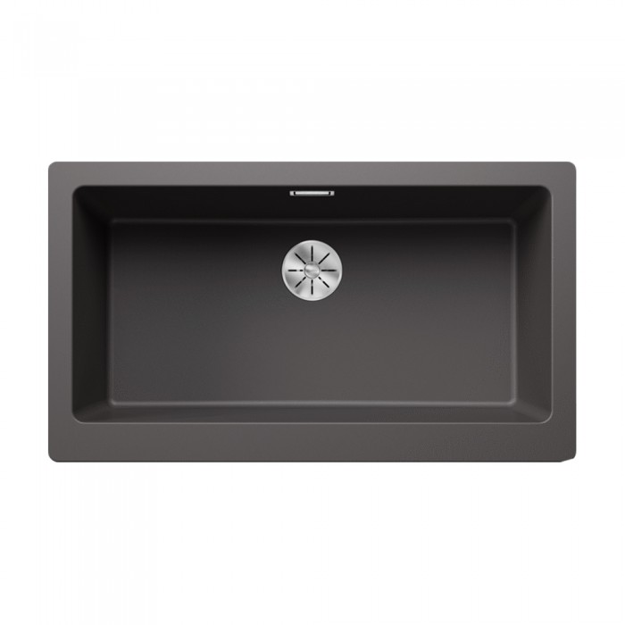 Νεροχύτης Γρανίτη 89.6x51cm BLANCO SILGRANIT σειρά VINTERA XL 9-UF Rock Grey 526102
