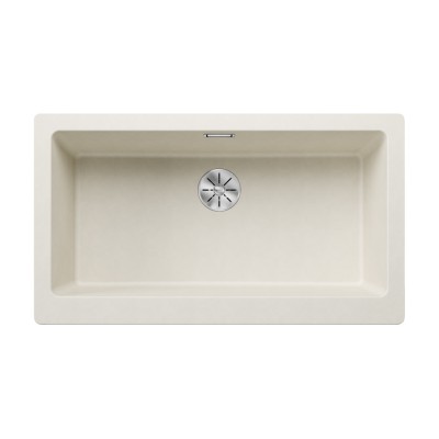 Νεροχύτης Γρανίτη 89.6x51cm BLANCO SILGRANIT σειρά VINTERA XL 9-UF Soft White 526803