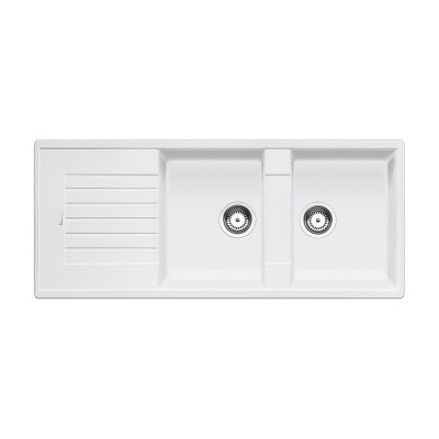 Νεροχύτης Γρανίτη 116x50cm BLANCO SILGRANIT σειρά ZIA 8 S White 515597