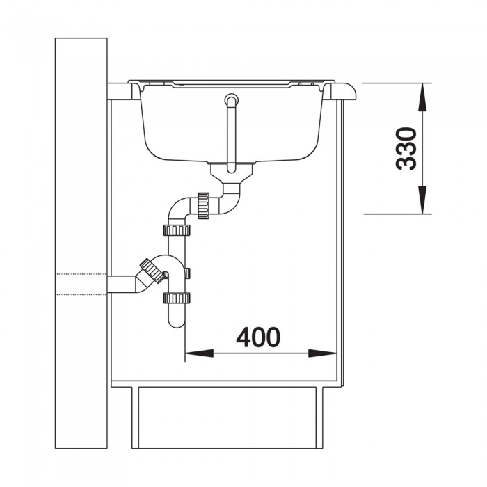 Νεροχύτης Γρανίτη 86x50cm BLANCO SILGRANIT σειρά ZIA 9 White 516678