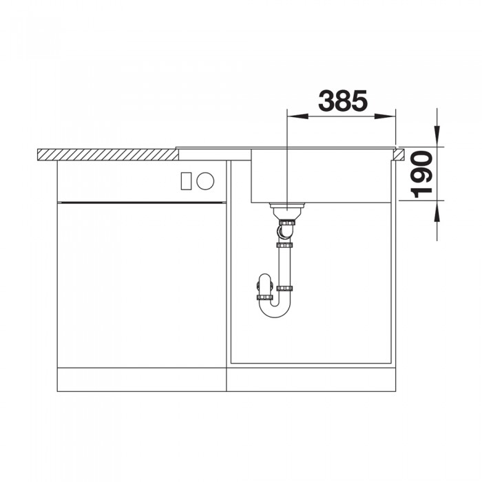 Νεροχύτης Γρανίτη 78x50cm BLANCO SILGRANIT σειρά ZIA XL 6 S COMPACT Coffee 523282
