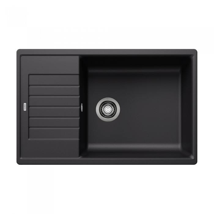 Νεροχύτης Γρανίτη 78x50cm BLANCO SILGRANIT σειρά ZIA XL 6 S COMPACT Black 526019