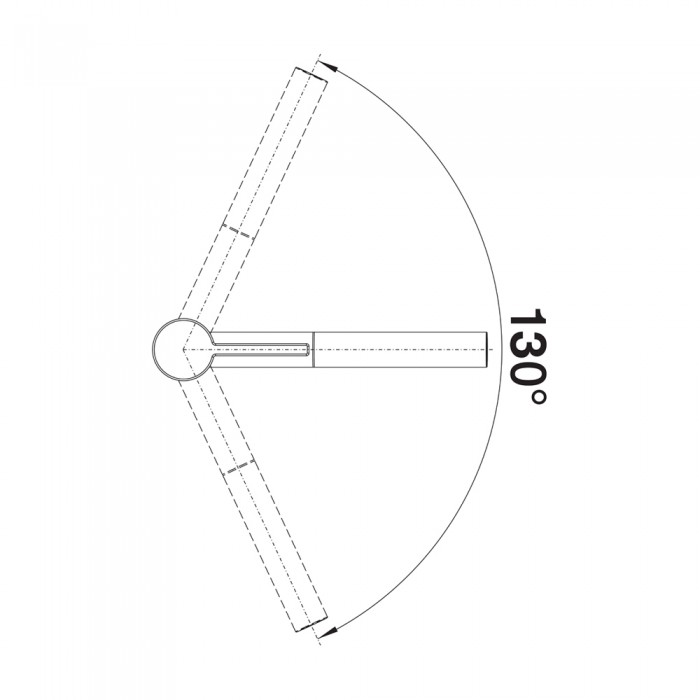 Μπαταρία Κουζίνας με Ντουζ BLANCO σειρά LINEE-S Anthracite/Chrome 518438