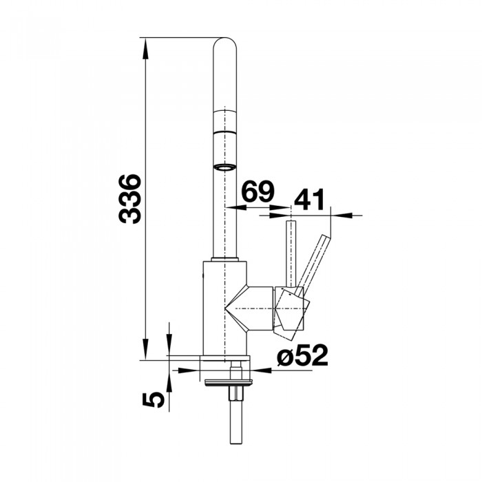 Μπαταρία Κουζίνας BLANCO σειρά MIDA-S Anthracite 521455