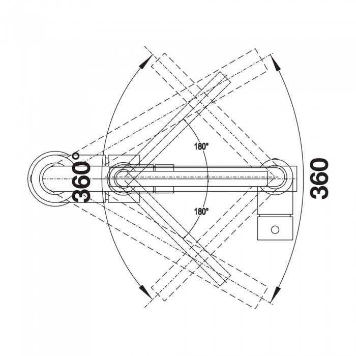 Μπαταρία Κουζίνας BLANCO σειρά MILA Black Matt 526657