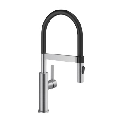 Μπαταρία Κουζίνας με Ντουζ BLANCO σειρά SONEA-S FLEXO Inox 526616