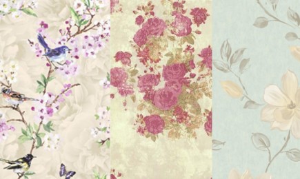 Floral ταπετσαρίες για μοναδική διακόσμηση.