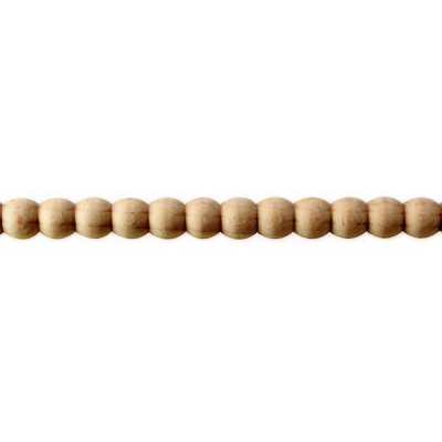 Ξύλινο Διακοσμητικό Πηχάκι άβαφο από Μασίφ ξύλο οξιάς  Ø8 μήκος 100cm 175101.0025-10/8M