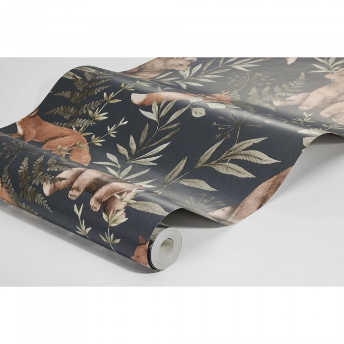 Ταπετσαρία Τοίχου 0.53x10.05m BORASTAPETER NEWBIE Wild Forest Blue 6920