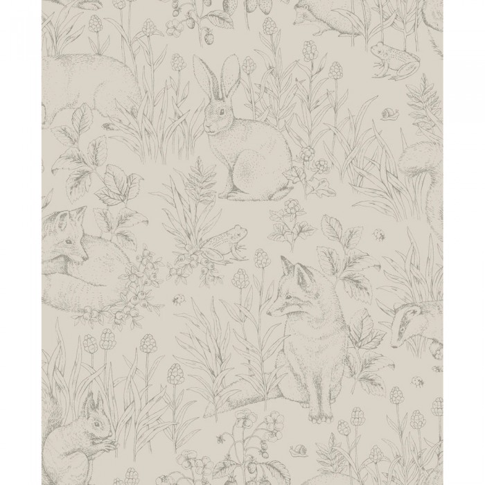 Ταπετσαρία Τοίχου 0.53x10.05m BORASTAPETER NEWBIE Forest Friends Beige 6922