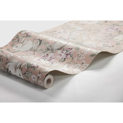 Ταπετσαρία Τοίχου 0.53x10.05m BORASTAPETER NEWBIE Magic Forest Pink 7476