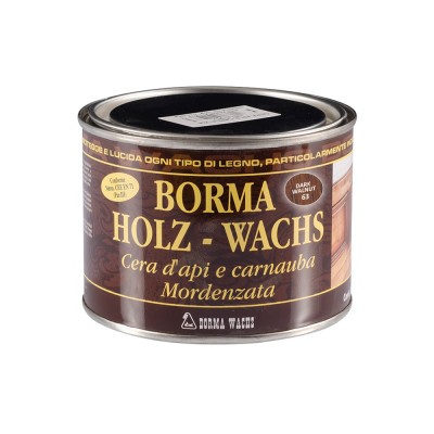 Φυσικό Κερί Παλαίωσης σε Πάστα 500ml DARK WALNUT 63 Borma Wachs Holzwachs 0120NS
