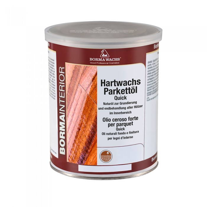 Λάδι για Παρκέ Σκληρού Κεριού 1lt Borma HARDWAX PARQUET OIL 1030 QUICK 4951-HW