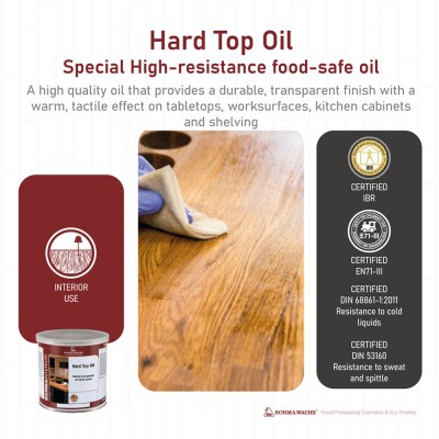 Λάδι για Πάγκους Κουζίνας 750ml BORMA WACHS Hard Top Oil Natural Matt 6020 4916N