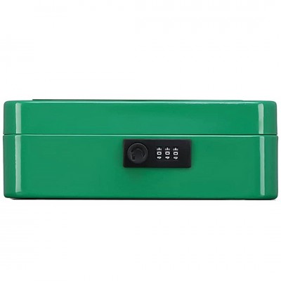 Φορητό Μεταλλικό Χρηματοκιβώτιο Πράσινο με Κωδικό EURO TS0027G 24.5Π x 17Β x 8.5 Υ Κίνας