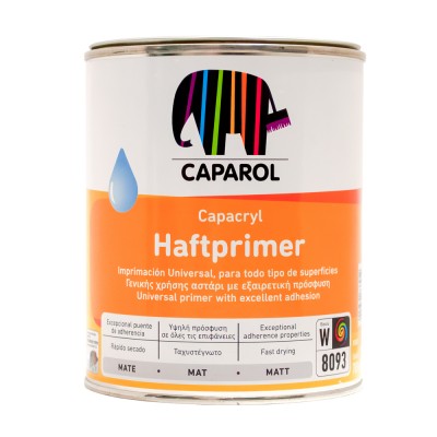 Οικολογικό ακρυλικό αστάρι νερού 700ml Caparol Capacryl Haftprimer Λευκό Ματ