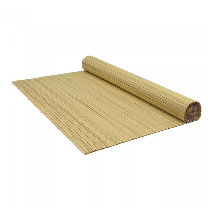 Καλαμωτή Περίφραξης - Φράχτης Πλαστικός Διπλής Όψης Διαστάσεων 1x3m με Πάχος 13mm Μπεζ Chios Hellas 36011