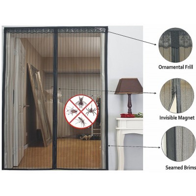 Σήτα Πόρτας Αυτοκόλλητη Γκρί με Κρυφούς Μαγνήτες Chios Hellas Ε-0512 220x100cm