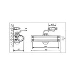 Σούστα Επαναφοράς πόρτας Cisa 60470.03.97 Ασημί (60460)